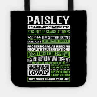 Paisley Tote