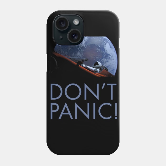 Don't Panic Starman Phone Case by Nerd_art