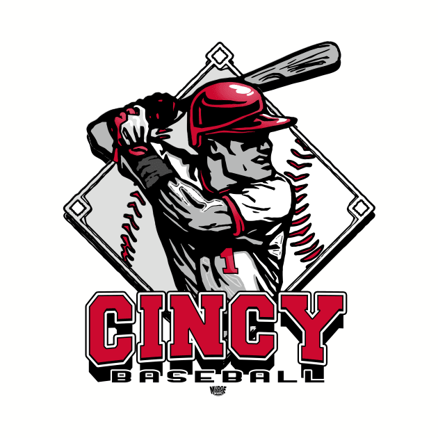 Cincy Forever Diamond Baseball by MudgeSportswear