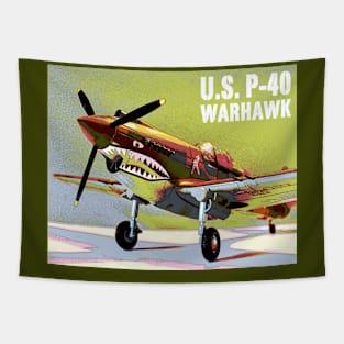 U.S. P-40 Warhawk Tapestry