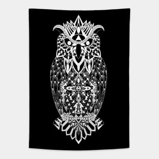 boho owl ecopop mandala bird Tapestry