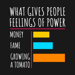 Tomato Grower Feelings of Power T-Shirt