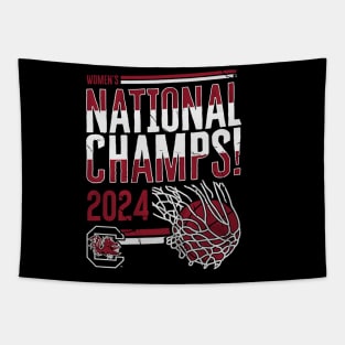 South Carolina Women's Basketball 2024 National Champions Swish Tapestry