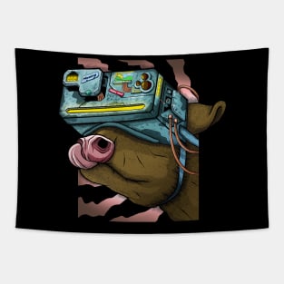 Virtual Reality Cow Tapestry