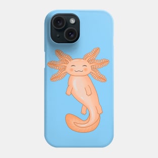 Orange Axolotl Phone Case