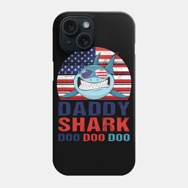 Daddy Shark - daddy shark doo doo doo Phone Case by Henry jonh