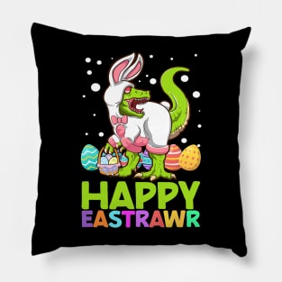 Happy Eastrawr Easter Sunday Pillow