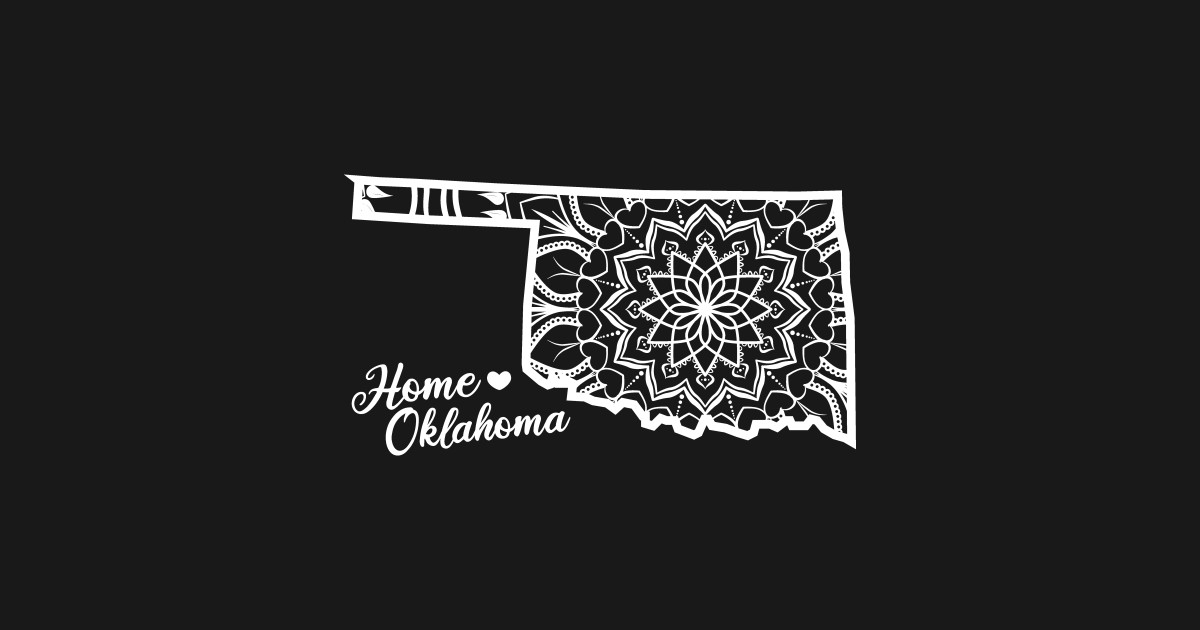 Download Home Oklahoma US State Map Mandala Sanskrit USA American ...