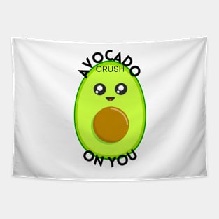 Avocado Cute Food Sticker Tapestry