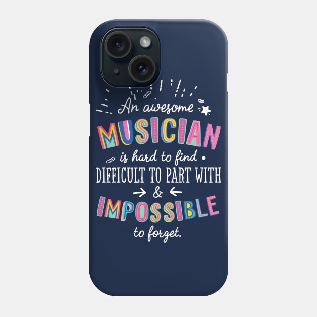 An awesome Musician Gift Idea - Impossible to Forget Quote Phone Case by BetterManufaktur