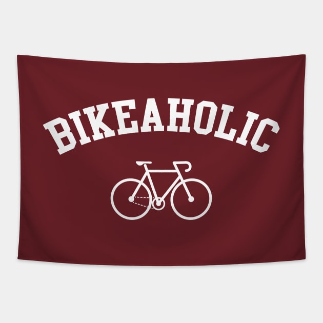 BIKEAHOLIC fixie Tapestry by reigedesign