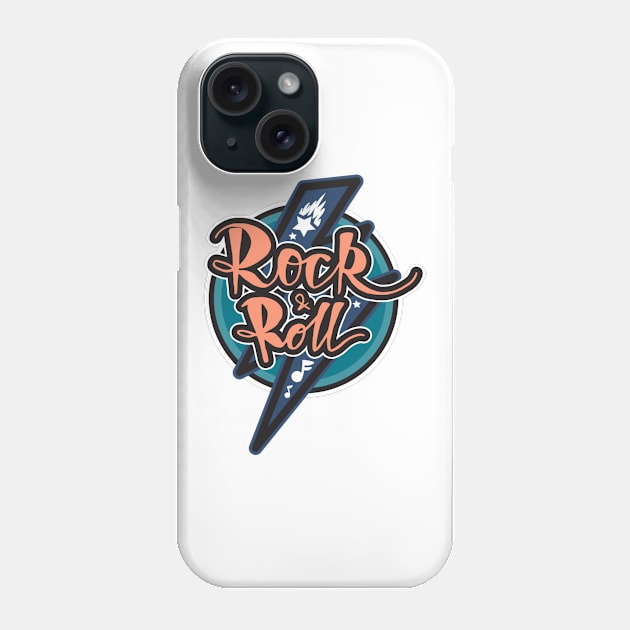 Rock & Roll Phone Case by Jenex