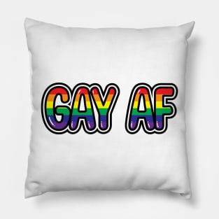 GAY AF/LGBTQ+ Pillow