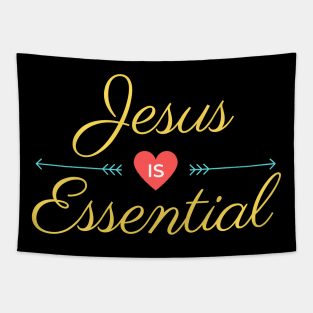 Jesus Is Essential | Christian Saying Tapestry