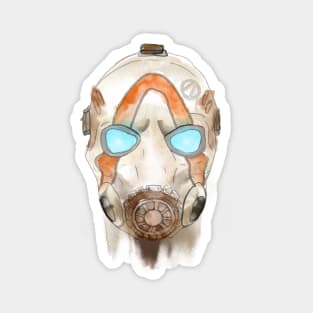 Watercolor Psycho Mask Magnet