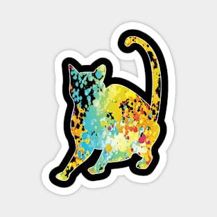 Cool cats cat colorful t-shirt Magnet