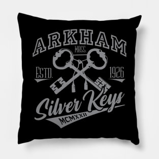 Arkham Silver Keys Pillow