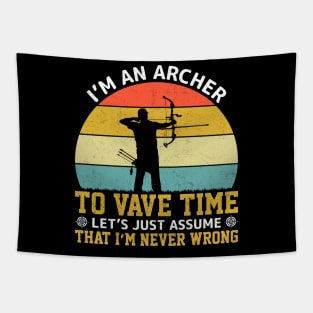 I Am An Archer Tapestry