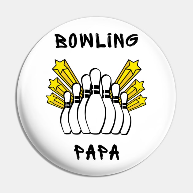 Bowling papa Pin by IOANNISSKEVAS