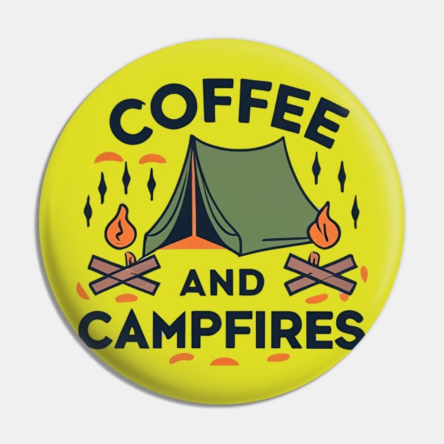 Campfire Pin by NomiCrafts