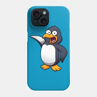 Cute Friendly Cartoon Penguin Phone Case