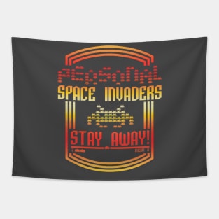 Personal Space Invaders Tapestry