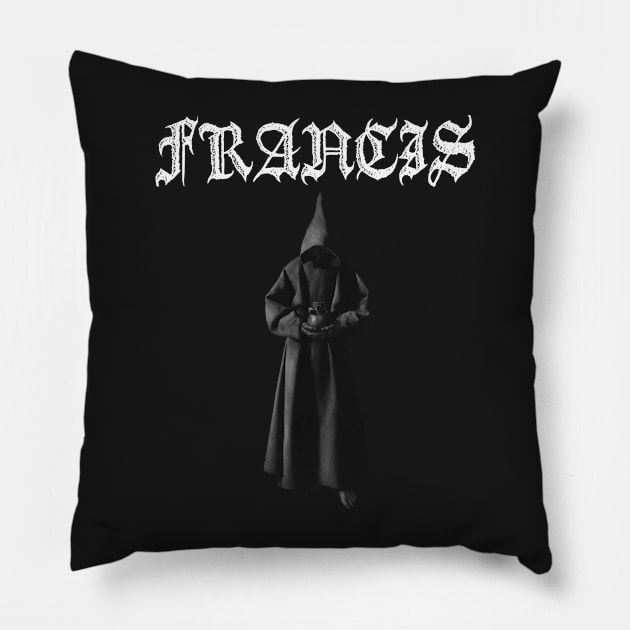 Saint Francis of Assisi Hardcore Punk Metal Pillow by thecamphillips