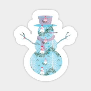 Friendly Snowman Magnet