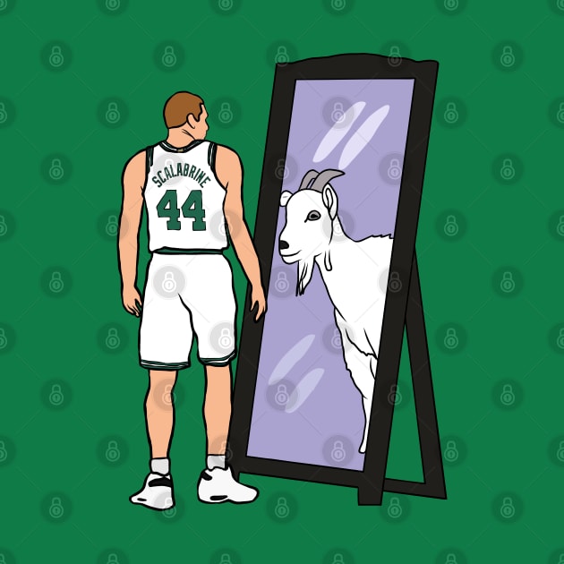 Brian Scalabrine Mirror GOAT by rattraptees