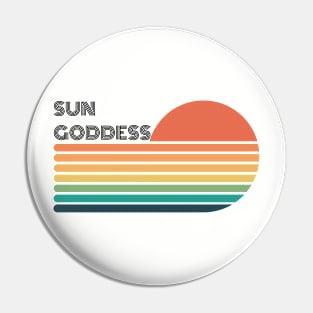 Sun Goddess Pin