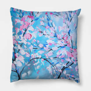 Blue and Pink 1 Pillow