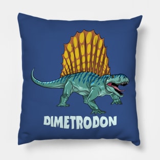 Dimetrodon Prehistoric Design Pillow