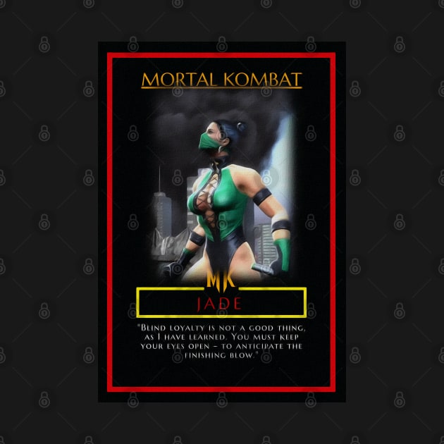 Mortal Kombat - MK Fighters - Jade - Poster - Sticker and More - 19062012 by Semenov