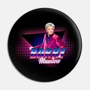 Retro Style Barry Manilow Show Pin