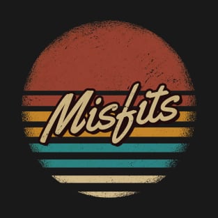 Misfits Vintage Text T-Shirt