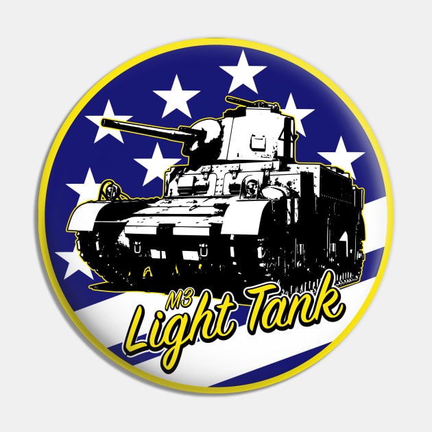 M3 Light Tank Pin by TCP