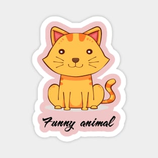 Cute cat lover Magnet