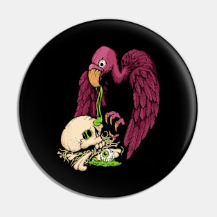 Weirdcore Aesthetic Pastel Goth Soft Grunge Evil Vulture Pin