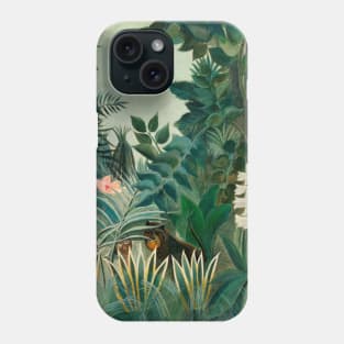Henri Rousseau The Equatorial Jungle Phone Case