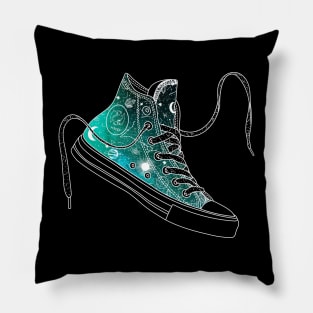 Pisces high tops - Space canvas Pillow