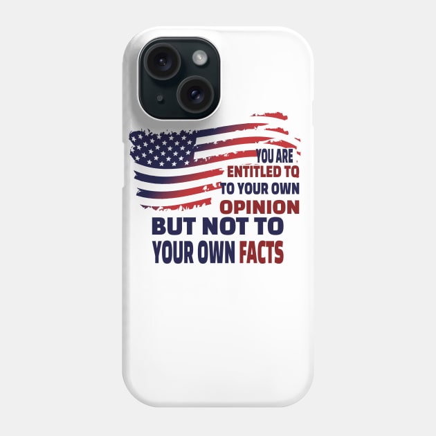 You are entitled to your opinion not to your facts..vp debate 2020 quote Phone Case by DODG99