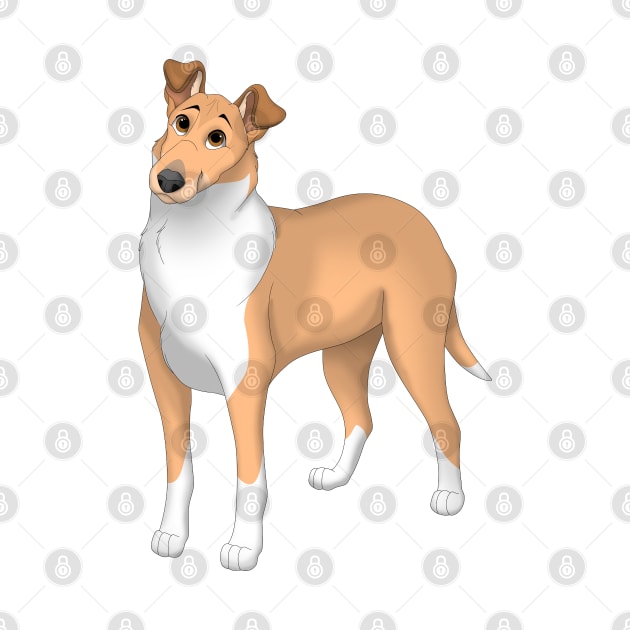 Sable Smooth Collie Dog by millersye