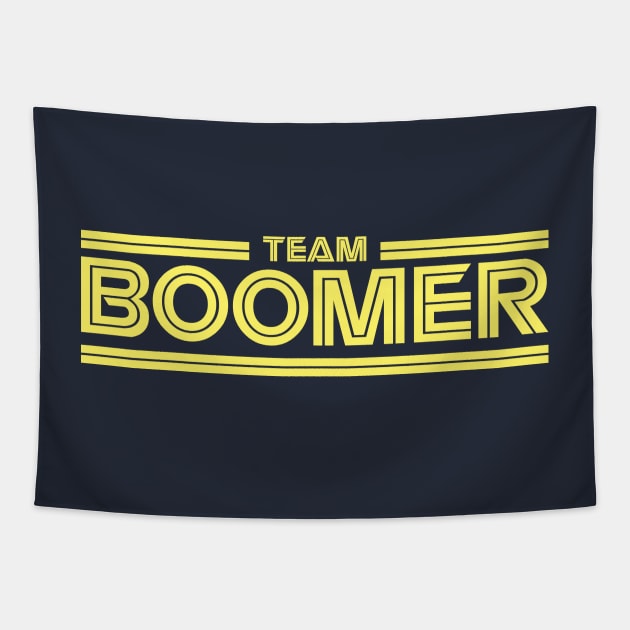Team Boomer Tapestry by GloopTrekker