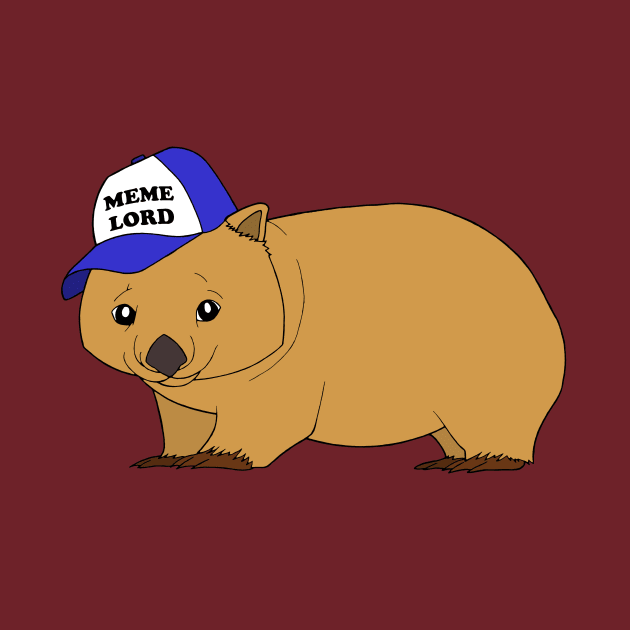 Wombat - meme lord by WatershipBound