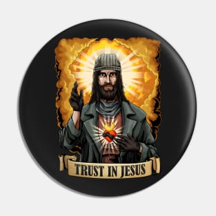 Trust in Jesus - Walking Dead Pin