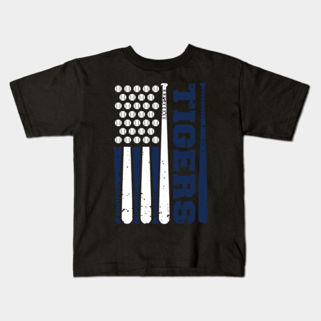 detroit tigers american flag shirt