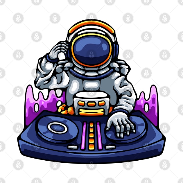 Astronaut DJ by andhiika