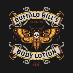 Buffalo Bill's Body Lotion - Horror Movie - Distressed Vintage Tattoo T-Shirt