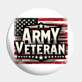 ARMY VETERAN Pin