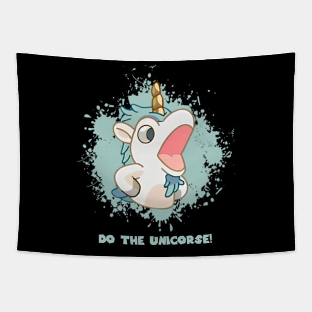 unicorse Tapestry by FRONTAL BRAND